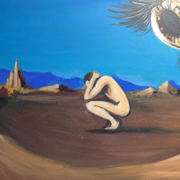 LThe Eye acrylic on canvas - Picture 11 of 16